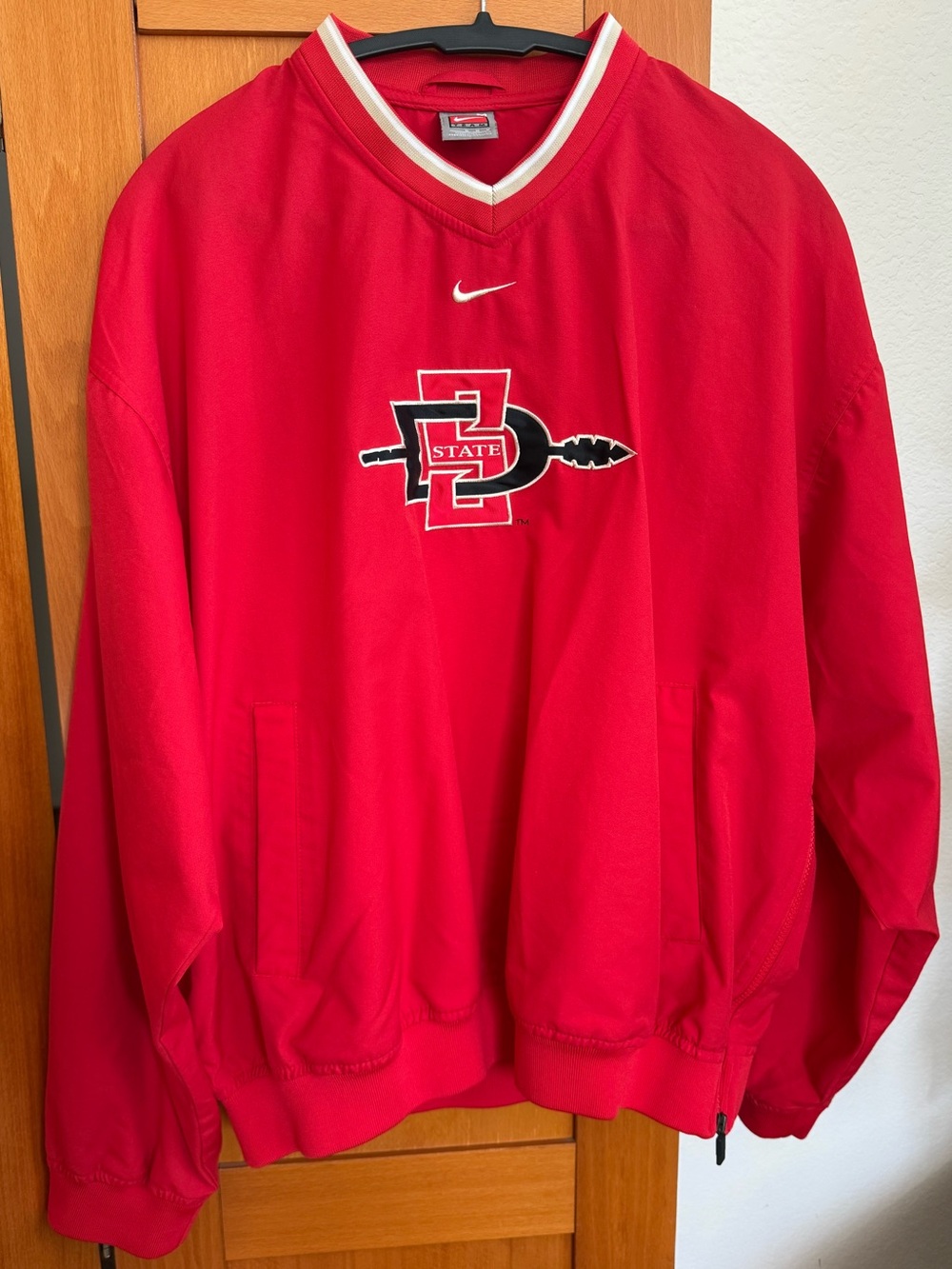 Nike Red San Diego State Pullover